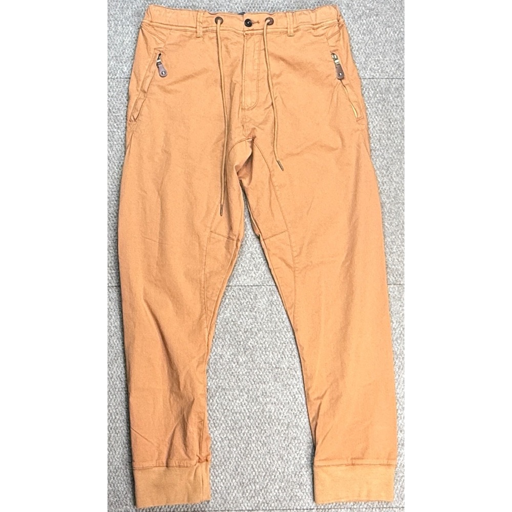 Level‎ 7 Men's Drawstring Waist Zipper Pocket Jogger Pants Size 38